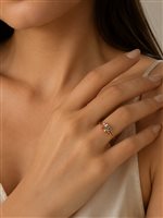 Anello Vidali Gioielli Donna in Oro giallo Rubino ANOR-95-34 - ANOR-95-34